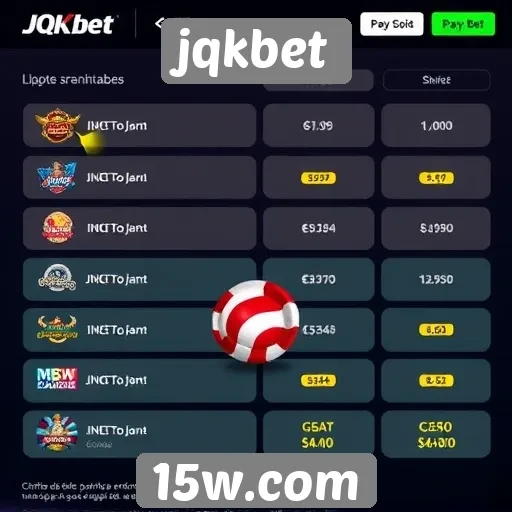 Opções de pagamento disponíveis no jqkbet